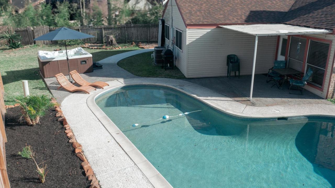 فيلا 1976Houstongem Luminous Pvtpool & Hottub Dt20Mins For Lrg Families 6Beds 2Bath المظهر الخارجي الصورة